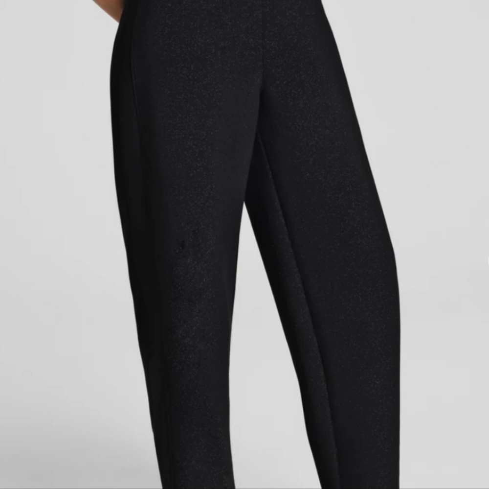 NWT SPANX AIR ESSENTIALS LUXE VERY BLACK XL PETITE 26.5" INSEAM